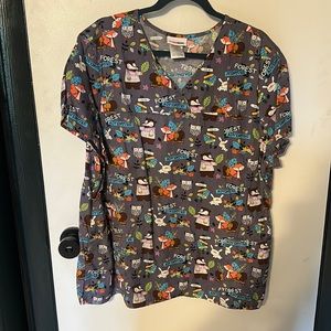 Scrub Star EUC scrub top